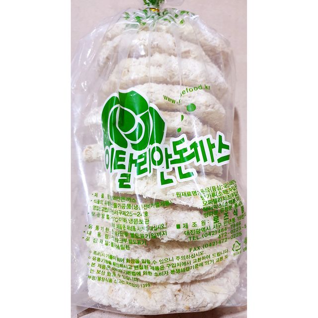 이탈리안치즈 로즈 돈까스(160g x10) X6 프리미엄돈까
