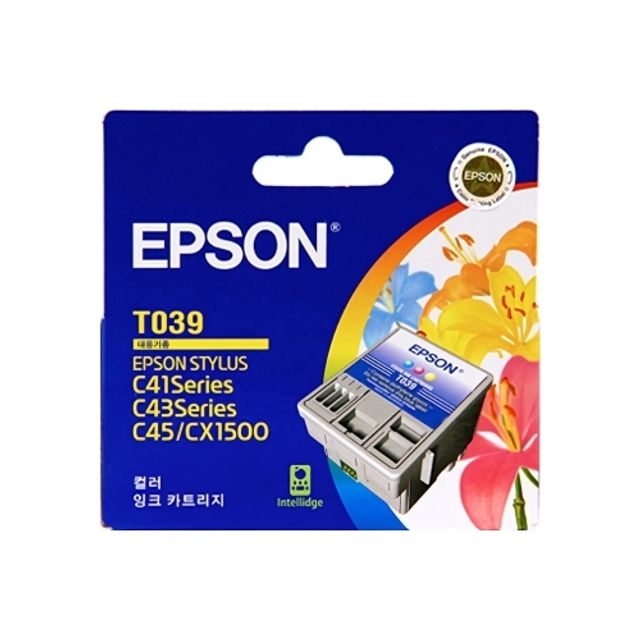 혜명몰 엡손 잉크 T039070 정품 - 개 (1개입) 칼라잉크 프린터잉크 프린터잉크충전 리필잉크 호환잉크