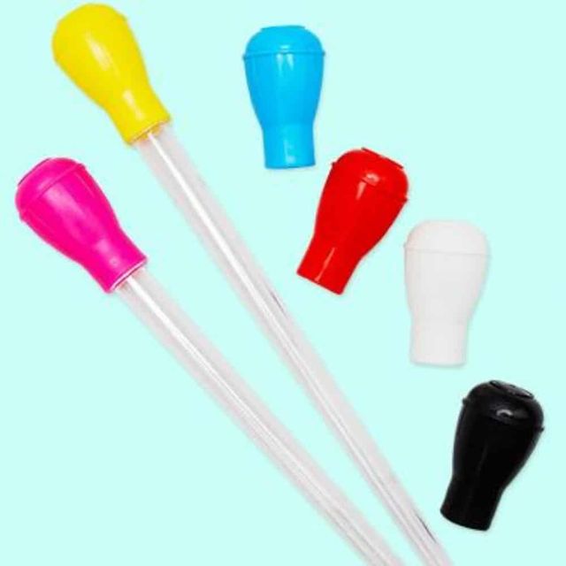 유아 스포이드 50ml 6개 세트 물감도구 미술도구 컬러스포이드