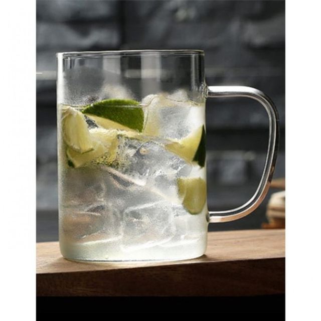 내열유리컵 머그잔 450ml 홈카페 물컵