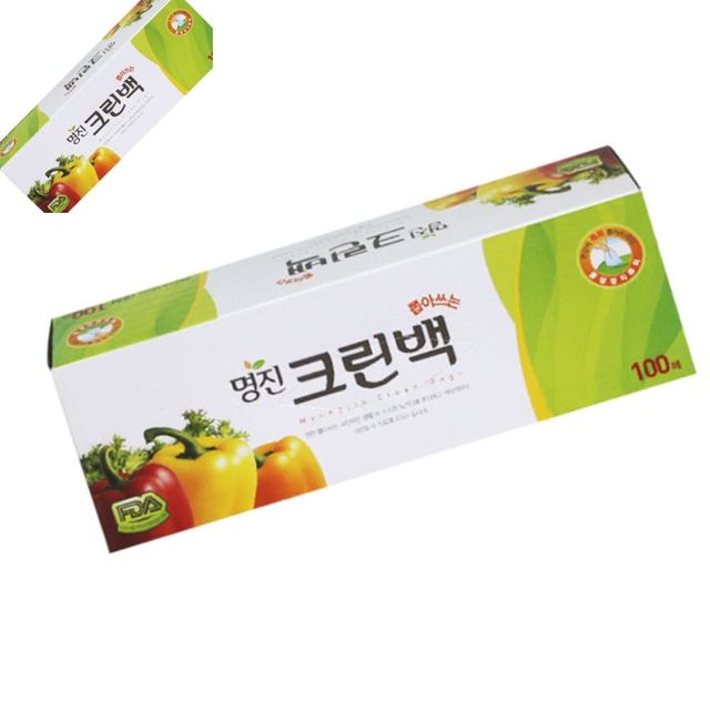 크25x35x100매 중 중형비닐백 소형음식포장 위생롤백 식품보관