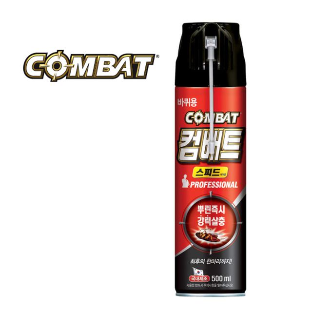 컴배트 뿌리는 에어졸 스피드 바퀴벌레 제거용 500ml