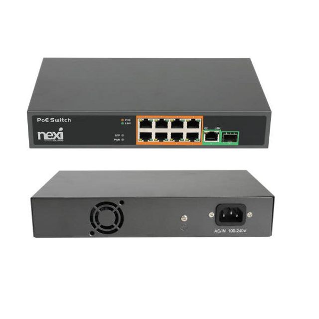 POE 허브 8포트 기가 스위칭허브 150W