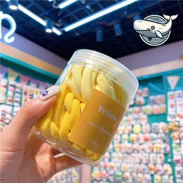 긴 머리 예쁜 고무줄 여자 단발 헤어 끈