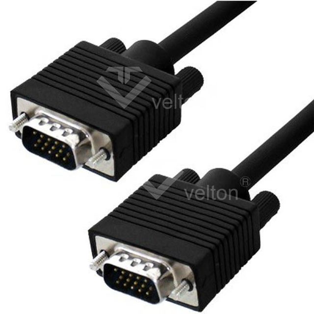 3+6 모니터 케이블 RGB케이블 VGA 연결 15M