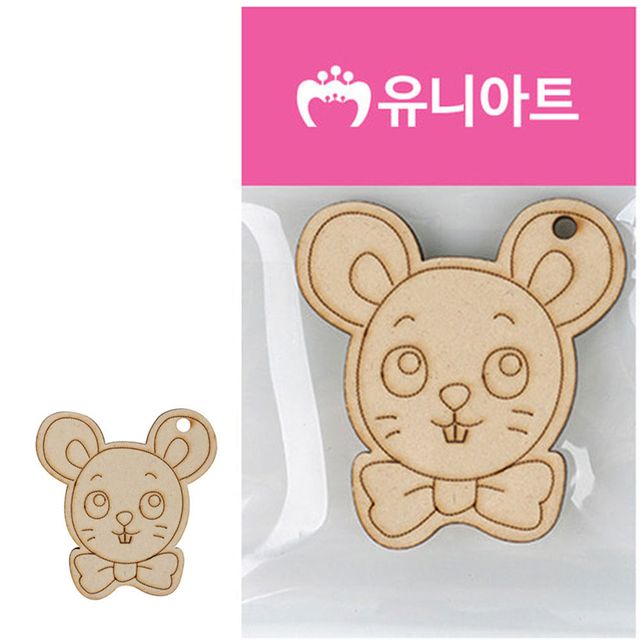 유니아트 팬시우드 83번 DIY 목공예 소품 색칠 도구