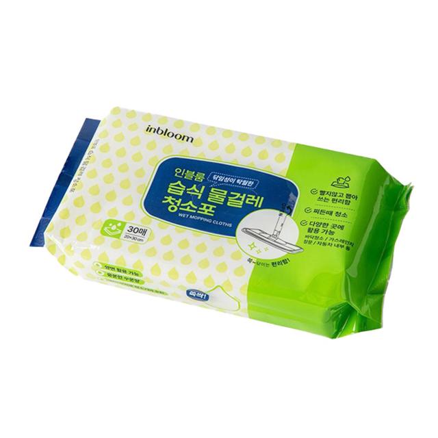물걸레 청소포 20x30cm 30매 1P 청소기헤드 호환 걸레