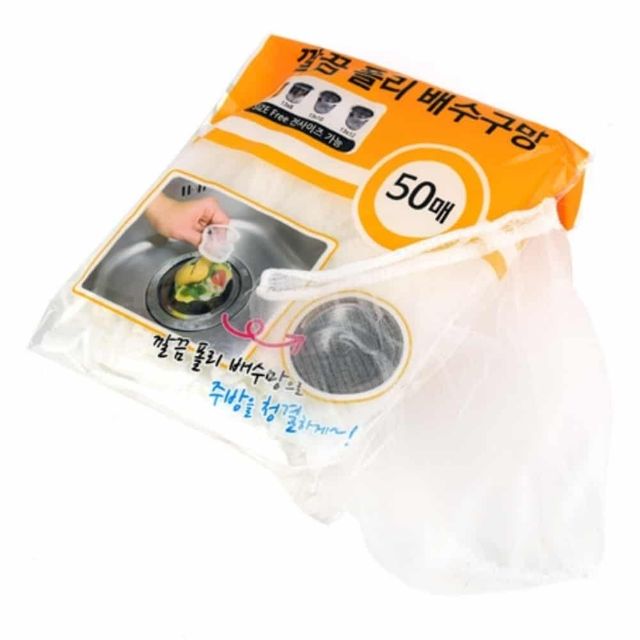 배수구망 50매 씽크대배수구망 싱크대음식물거름망 음식물찌꺼기거름망 음식물거름망 싱크대배수구망