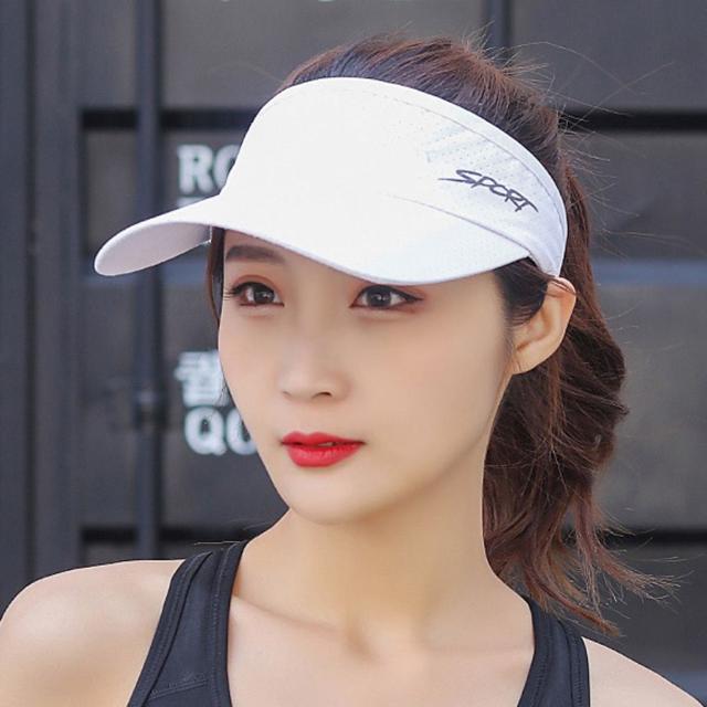골프 테니스 야외활동 남녀공용 경량 롱챙 썬캡 모자