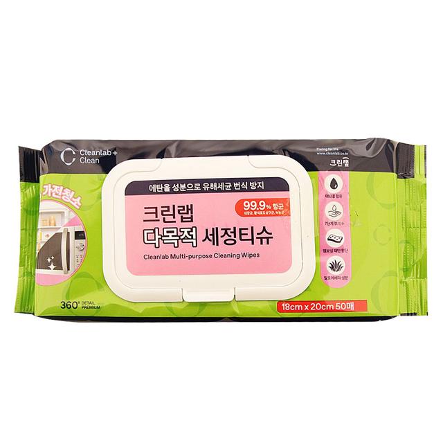 크린랩 다목적 세정티슈 50매