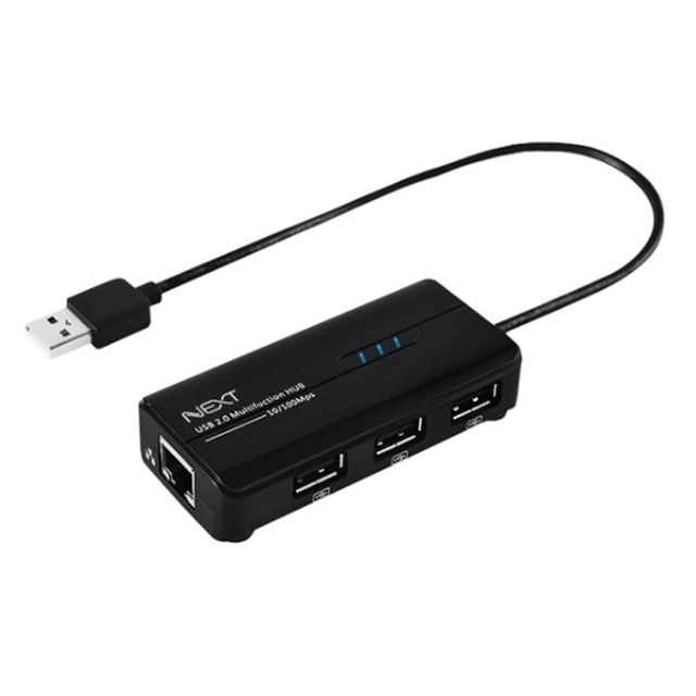 USB2.0 3포트허브+랜포트 콤보