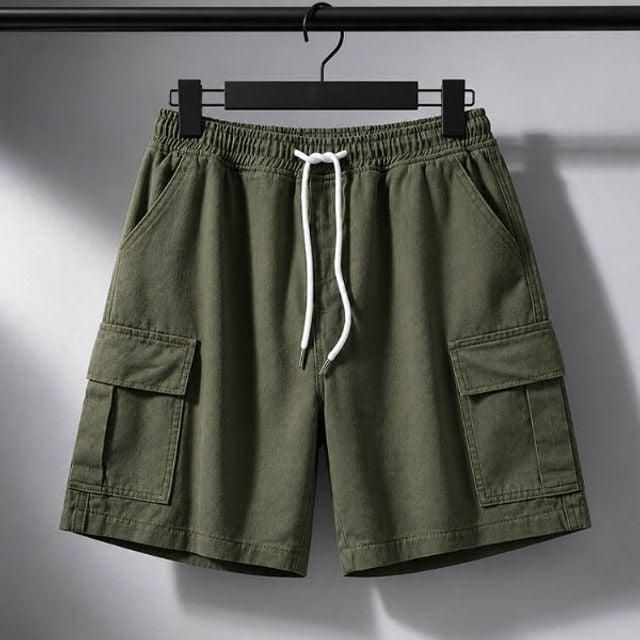 밴딩 남성 활용도 반바지 데일리 포켓 카고 숏팬츠