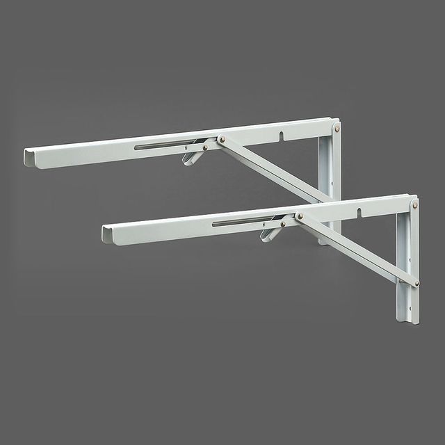 벽고정 접이식 선반대 2p(50cm) 벽받침대(화이트)