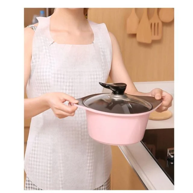 10장 일회용 앞치마 부직포 허리끈 위생앞치마 식당 업소용 주방 손님 부직포앞치마