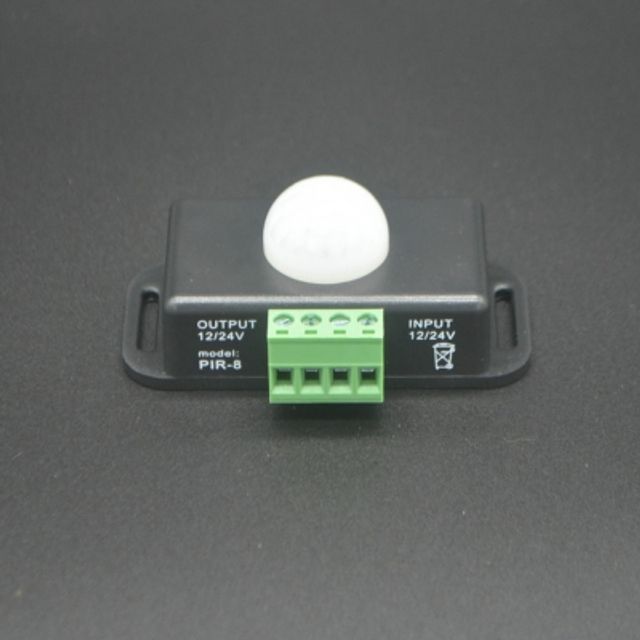 PIR 센서 LED 인체감지센서 DC12V-24V 자동 조명 제어 모듈