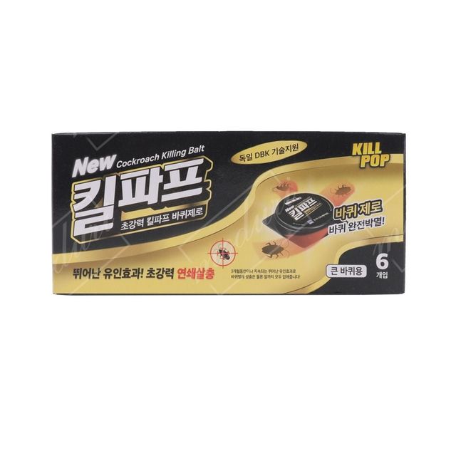 킬파프 큰바퀴벌레퇴치제 6개입 바퀴벌레약 초강력해충제거