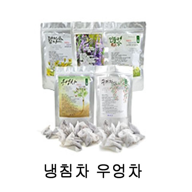 냉침차 5종세트 피라미드 티백