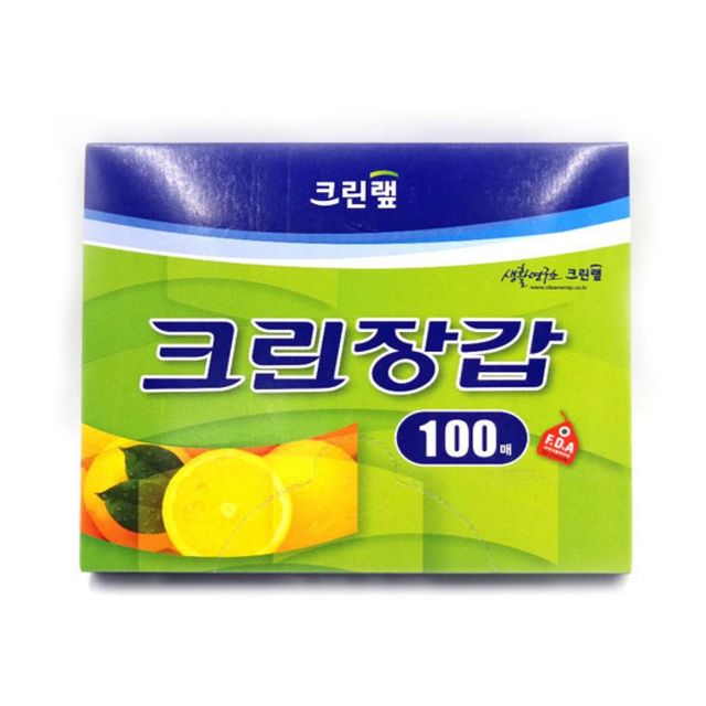 크린장갑 100매 비닐위생장갑 위생장갑일회용 위생비닐장갑