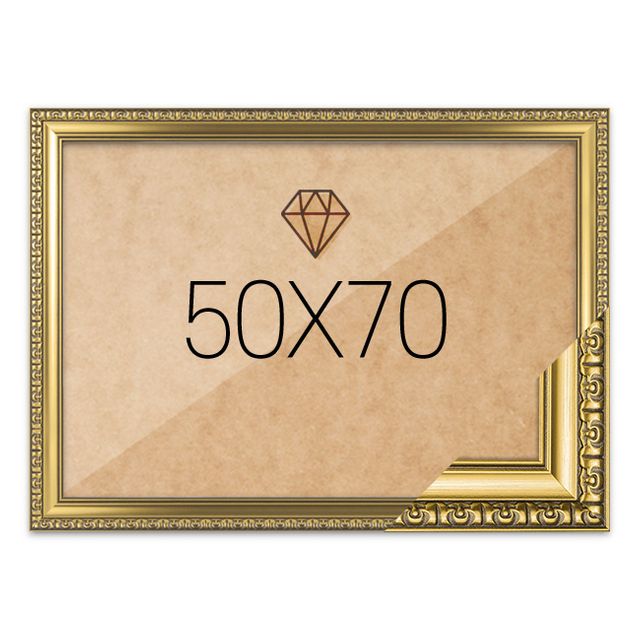 보석십자수액자 50x70 고급형 댄디골드