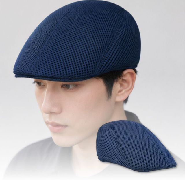 베레모 네이비 남성베레 빵 메쉬 가을 여름 모