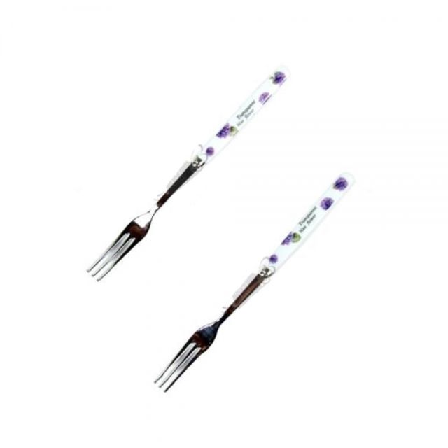바이올렛 티포크 2P 10세트 - 손님용 디저트포크 과일포크 세트