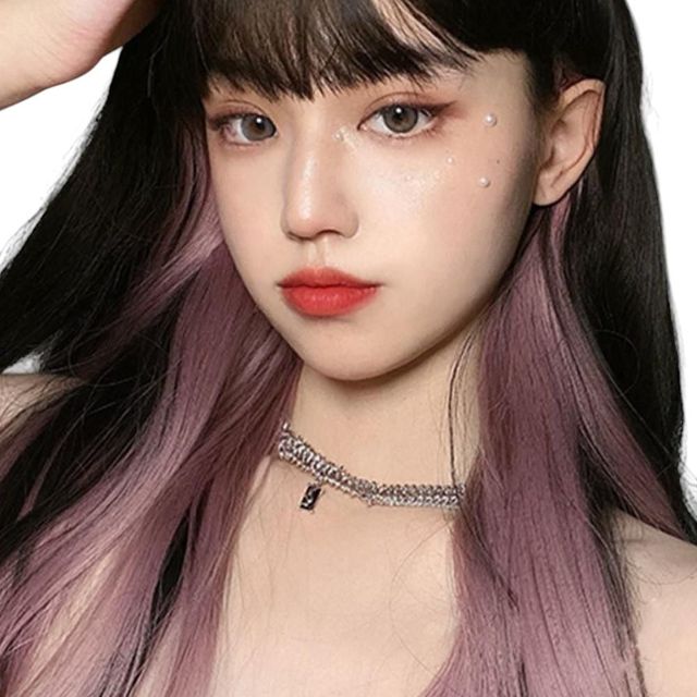 그라데이션 브릿지 헤어피스 (5p 애쉬로즈)