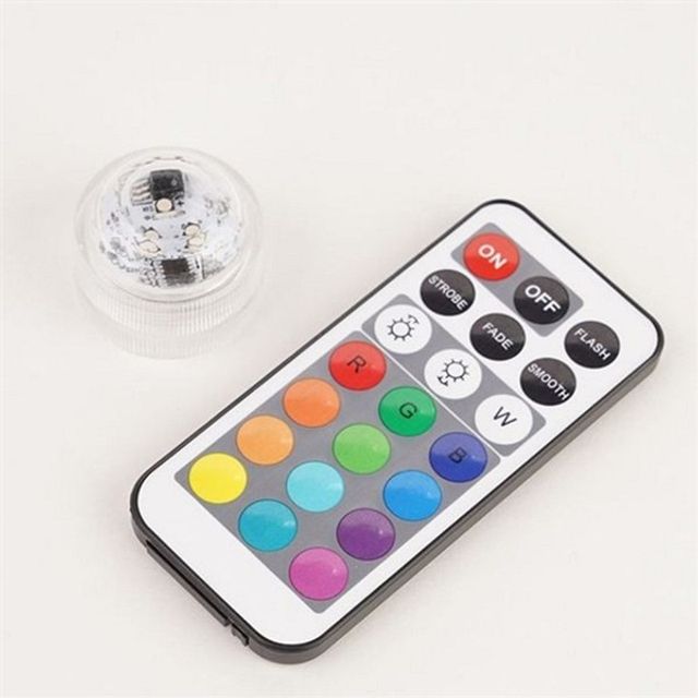 포인트 방수 led 조명 리모컨 rgb led 조명 무선 인테리어
