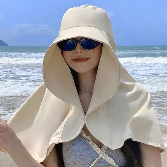 바캉스 햇빛모자 햇빛가리개 비치웨어모자 여성