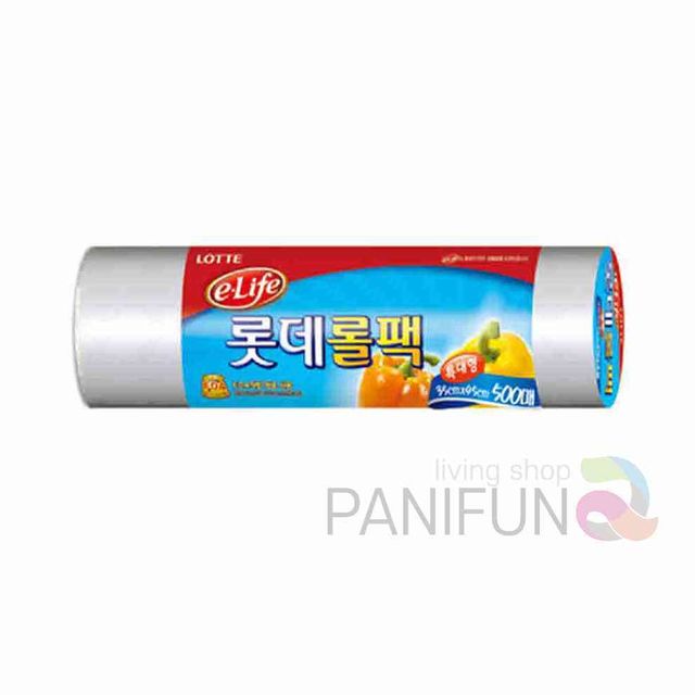 시장 비닐봉투 롤백 500매, 과일 포장 비닐 롤팩