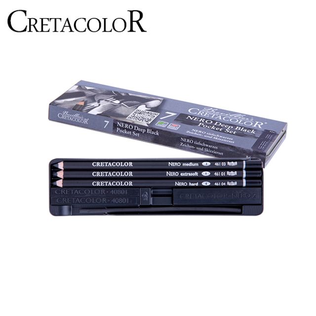 NERO Deep Black Pocket Set 8종 수채색연필 400 08