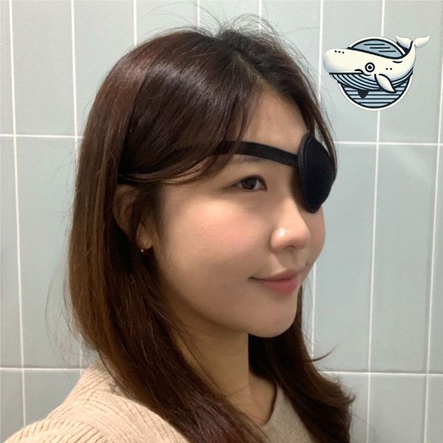편안한 외눈 패션 눈가리개 스트랩형 안대 세트