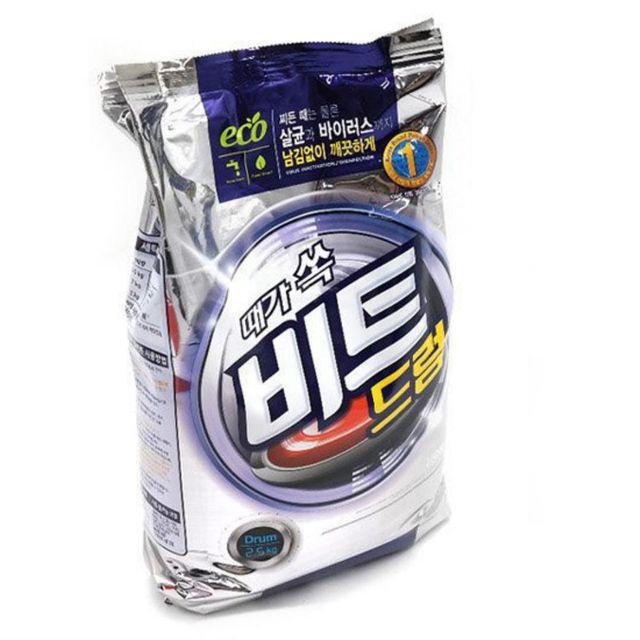 비트 드럼 가루세제 2.5kg 타월세정제 울세제 타올세제 운동복세제 오리털패딩세탁