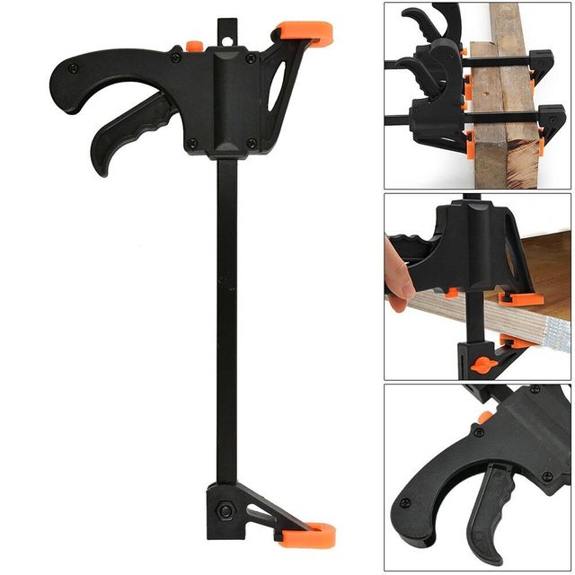 DIY 집게 클램프 목공작업 개방거리 10cm - 정밀 고정용 공구