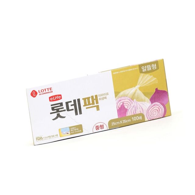 알뜰형 위생백 100매입 중형 25x35cm 위생봉투 일회용봉투 주방위생용품