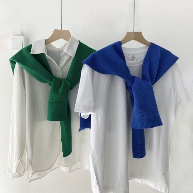 무지 니트 숄 가디건 어깨걸이 볼레로 10컬러 환절기