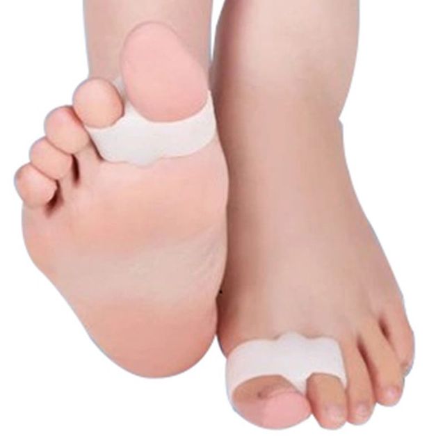 발가락 발아픔 보호패드 쿠션 밴드 2홀