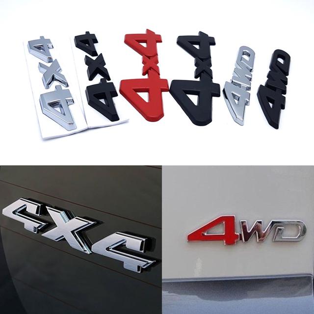 D21 자동차 4륜구동 엠블럼 스티커 4x4 4WD