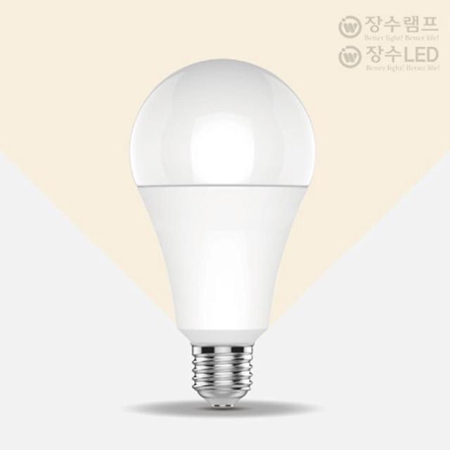 장수램프 A19 LED 전구 15W E26 주광색 백열등 대체