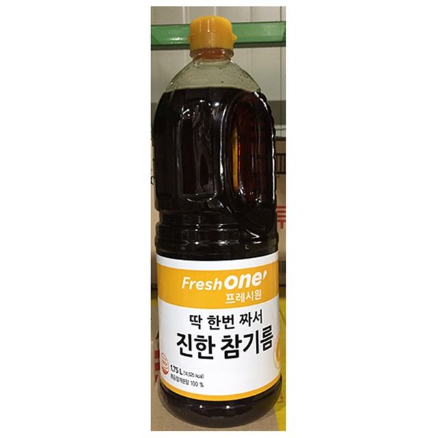 진한 참기름 1.75L 맛기름 챔기름 참향기름 업소 식당