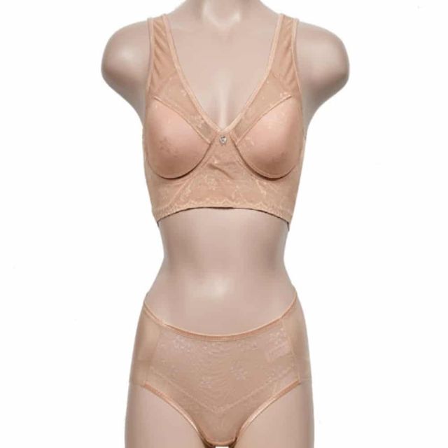 B컵 브라 팬티 세트 햄팬티 편한브라자 노와이어속옷 꽃무늬패턴 심리스속옷