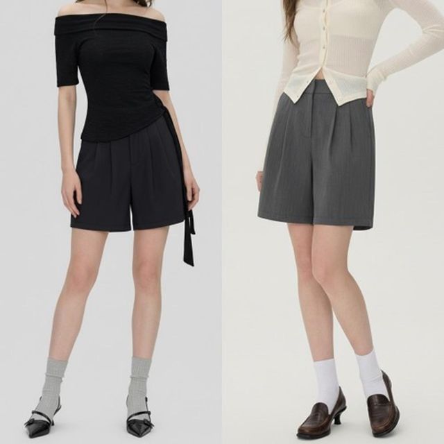 긴바지 여성바지 밴딩바지 캐쥬얼 배기바지 코디 면