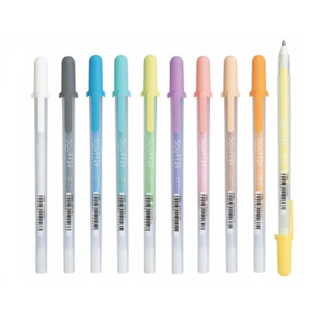 사쿠라 겔리롤 수플레 젤펜 0.8mm, 부드러운 중성 필기구