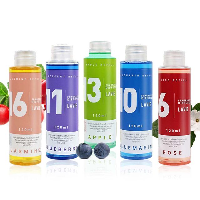 향기뿜뿜 차량방향제 실내디퓨저 방향제 리필용 120ml