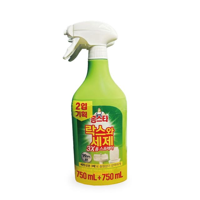 홈스타세정제 750ml 세정제 2개입 욕실청소세제
