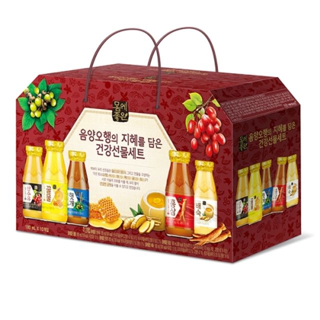 해태)음양오행건강선물세트(꿀물_홍삼_배숙_헛개_산수