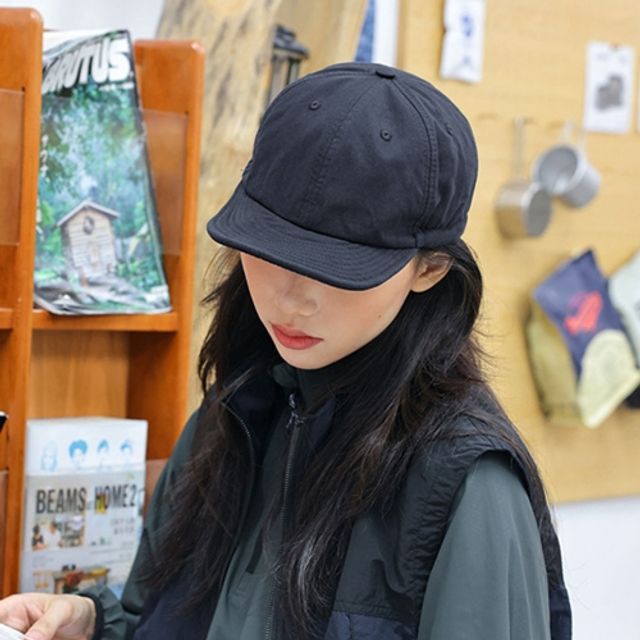 숏캡 아웃도어 스트링 3컬러 챙 모자