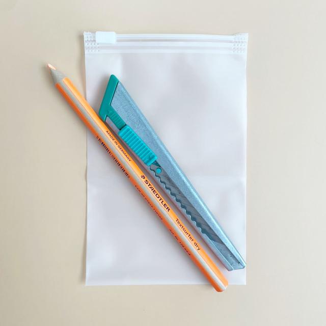 슬라이드 지퍼백 소형 10x15cm - 간편 소품 보관백