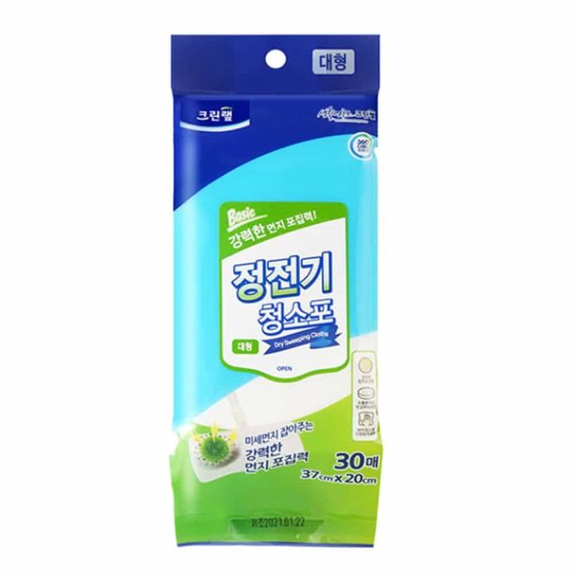 정전기청소포 대형 30매 청소걸레 청소용부직포