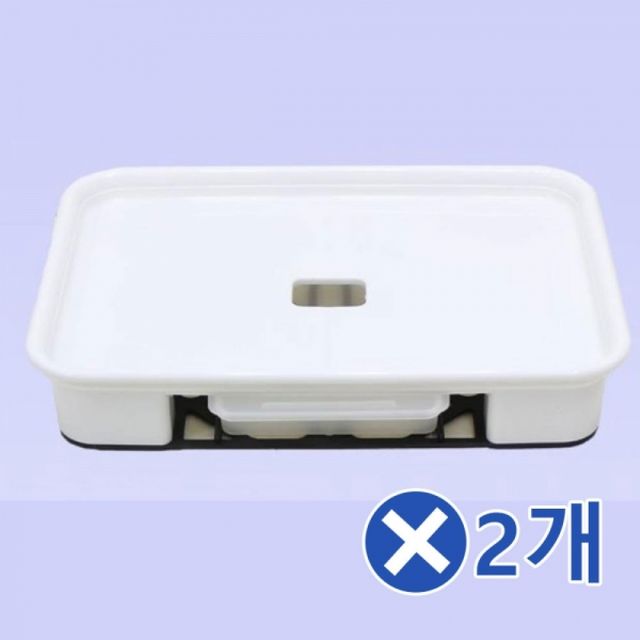 WL 직사각 화분받침대-4호x2개 거실화분 화분물받침대