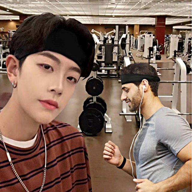 다양한 야외 활동 땀흡수 스포츠 운동 헤어 밴드